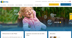 Desktop Screenshot of bkkpfalz.de